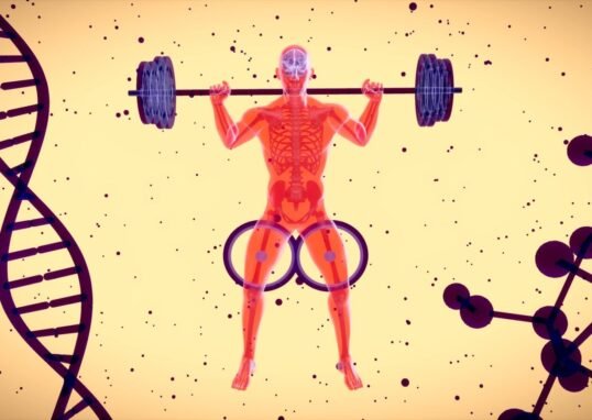 a picture of a man lifting a barbell
