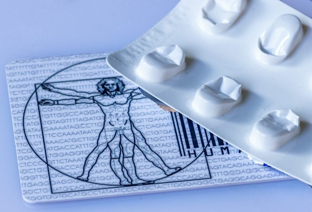 A contraption with a drawing of man on it