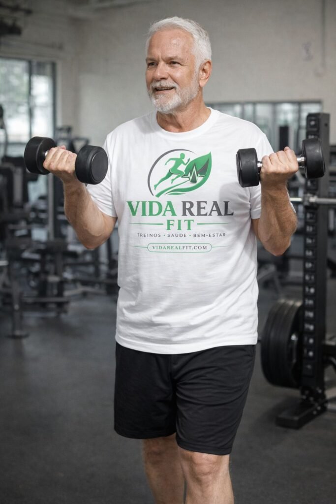 Musculação na terceira idade e saúde - Vida Real Fit