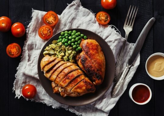 a plate of food