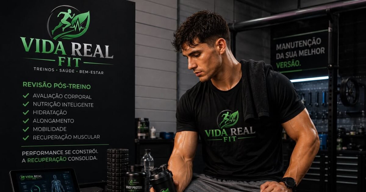 Atleta profissional realizando protocolo de recovery fitness para acelerar a recuperação muscular.